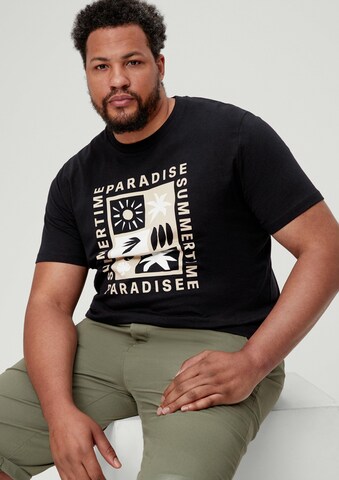 T-Shirt s.Oliver en noir