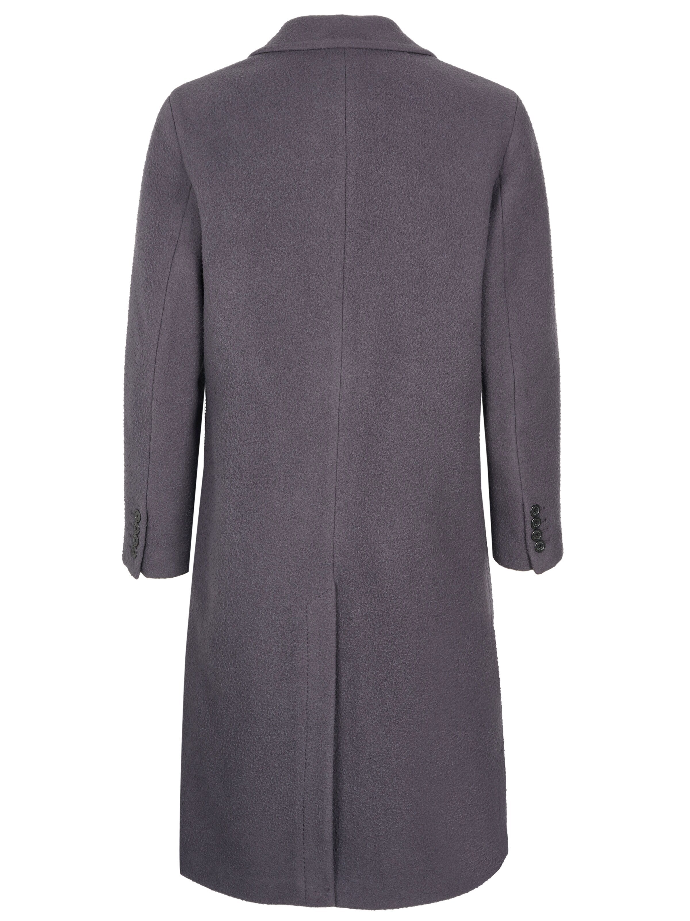TOMMY HILFIGER Between-seasons coat 'Tommy Hilfiger x Lewis Hamilton Mantel' in Grey