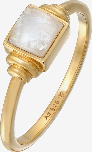 Žiedas iš ELLI PREMIUM, spalva – Auksas / balta, Prekių apžvalga
