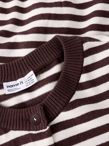 NAME IT Gebreid vest in Bruin