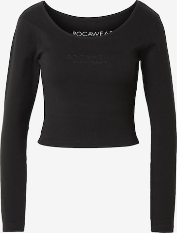ROCAWEAR Shirt 'Jette' in Black: front