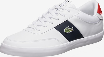 LACOSTE Sneaker 'Court Master' in navy / rot / weiß, Produktansicht