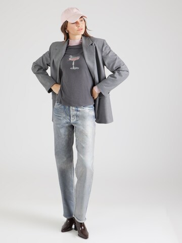Abercrombie & Fitch Tričko - Sivá