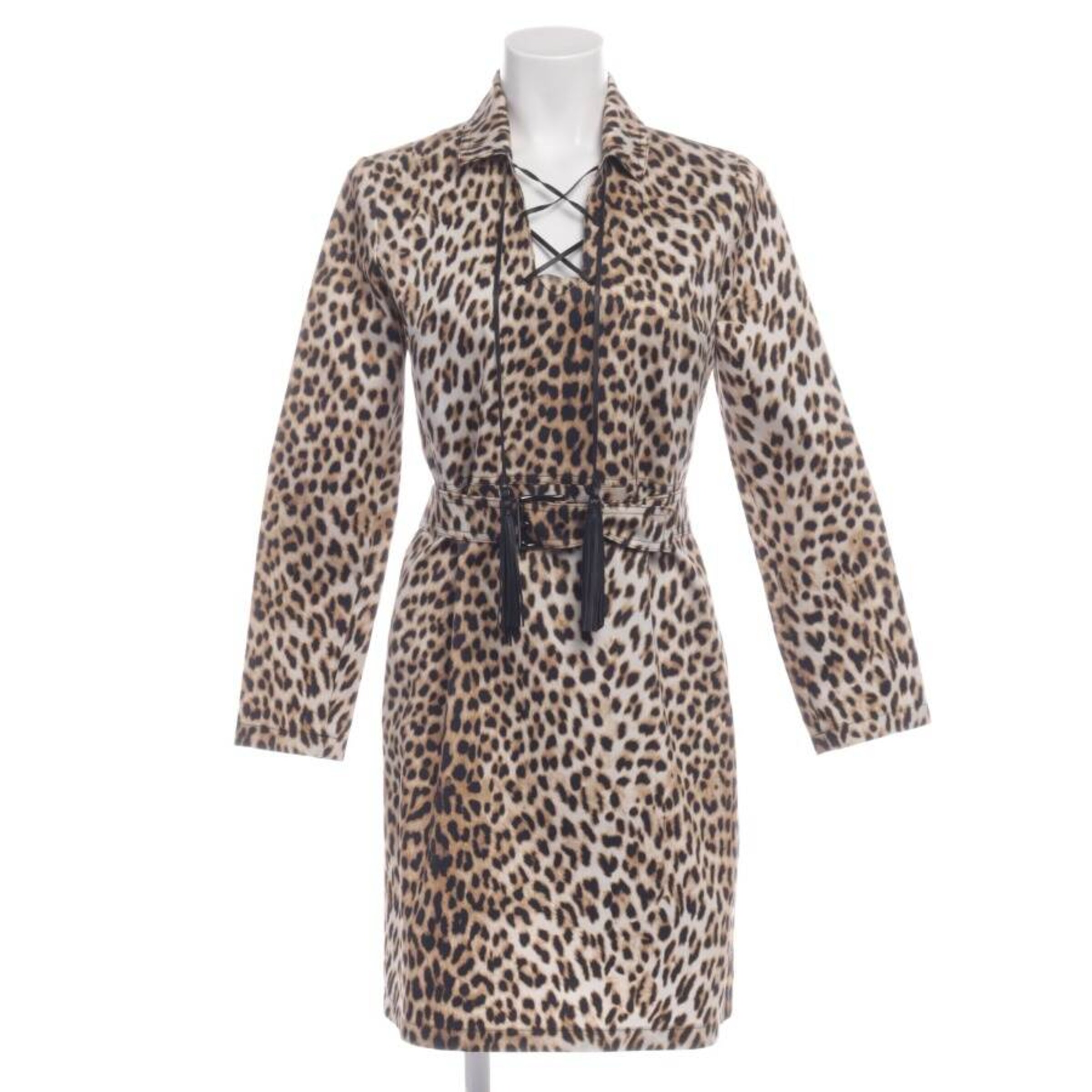 Longchamp Kleid L in Braun: Vorderseite