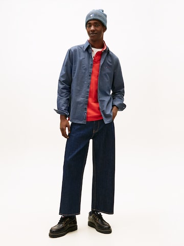 Tommy Jeans Regular Fit Hemd in Blau