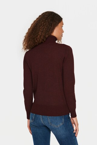 SAINT TROPEZ Pullover 'Mila' in Rot