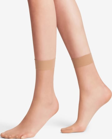 FALKE Socken 'Seidenglatt' in Pink: Vorderseite