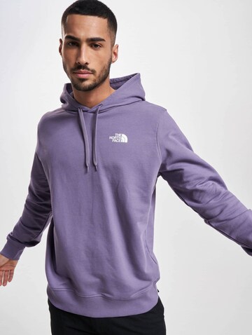 THE NORTH FACE Regular Fit Sweatshirt in Lila: Vorderseite