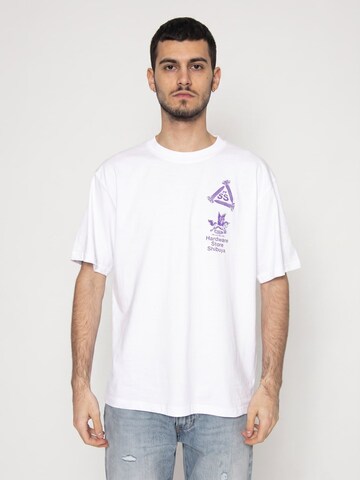 EDWIN Shirt 'HARDWARE STORE SHIBUYA TS' in Weiß: Vorderseite