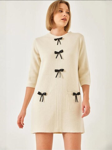 Abito in maglia 'Strickkleider' di Bianco Lucci in beige