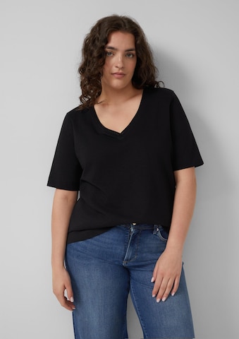 T-shirt s.Oliver en noir : devant