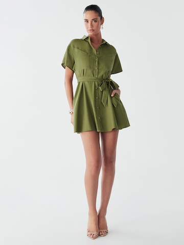 BWLDR Shirt Dress 'Lori' in Green: front