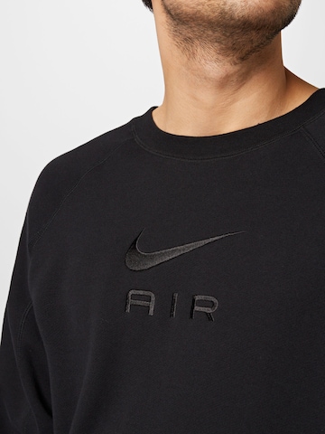 Bluză de molton 'Air' de la Nike Sportswear pe negru