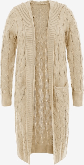 Imily Bela Pitkä neuletakki värissä beige, Tuotenäkymä