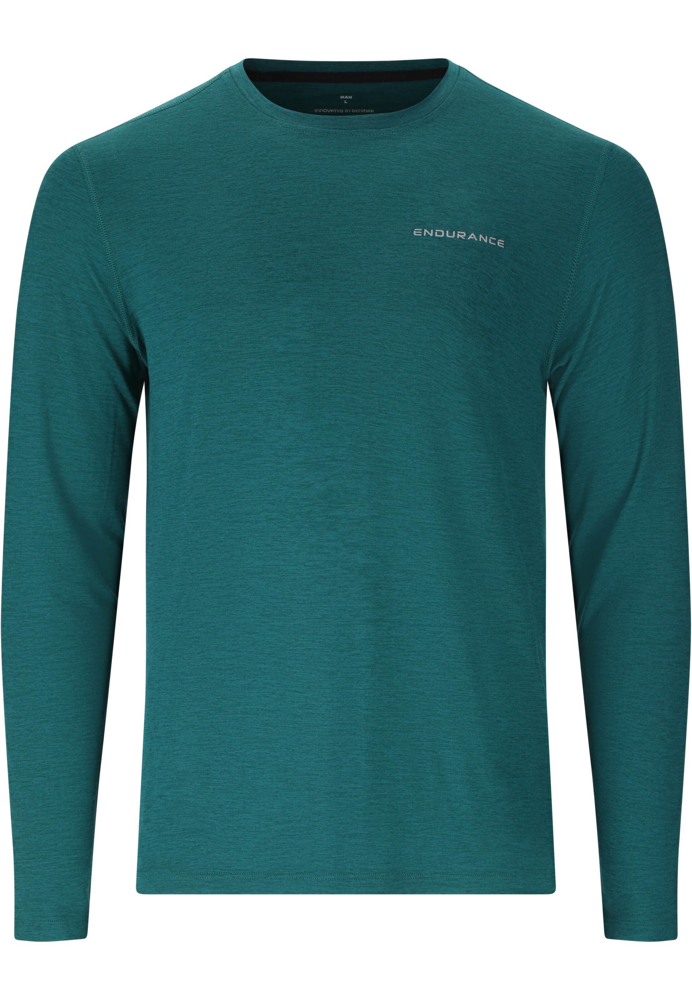 ENDURANCE Langarmshirt 'Abdon' in Grün: Vorderseite