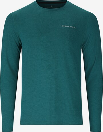 ENDURANCE Langarmshirt 'Abdon' in Grün: Vorderseite