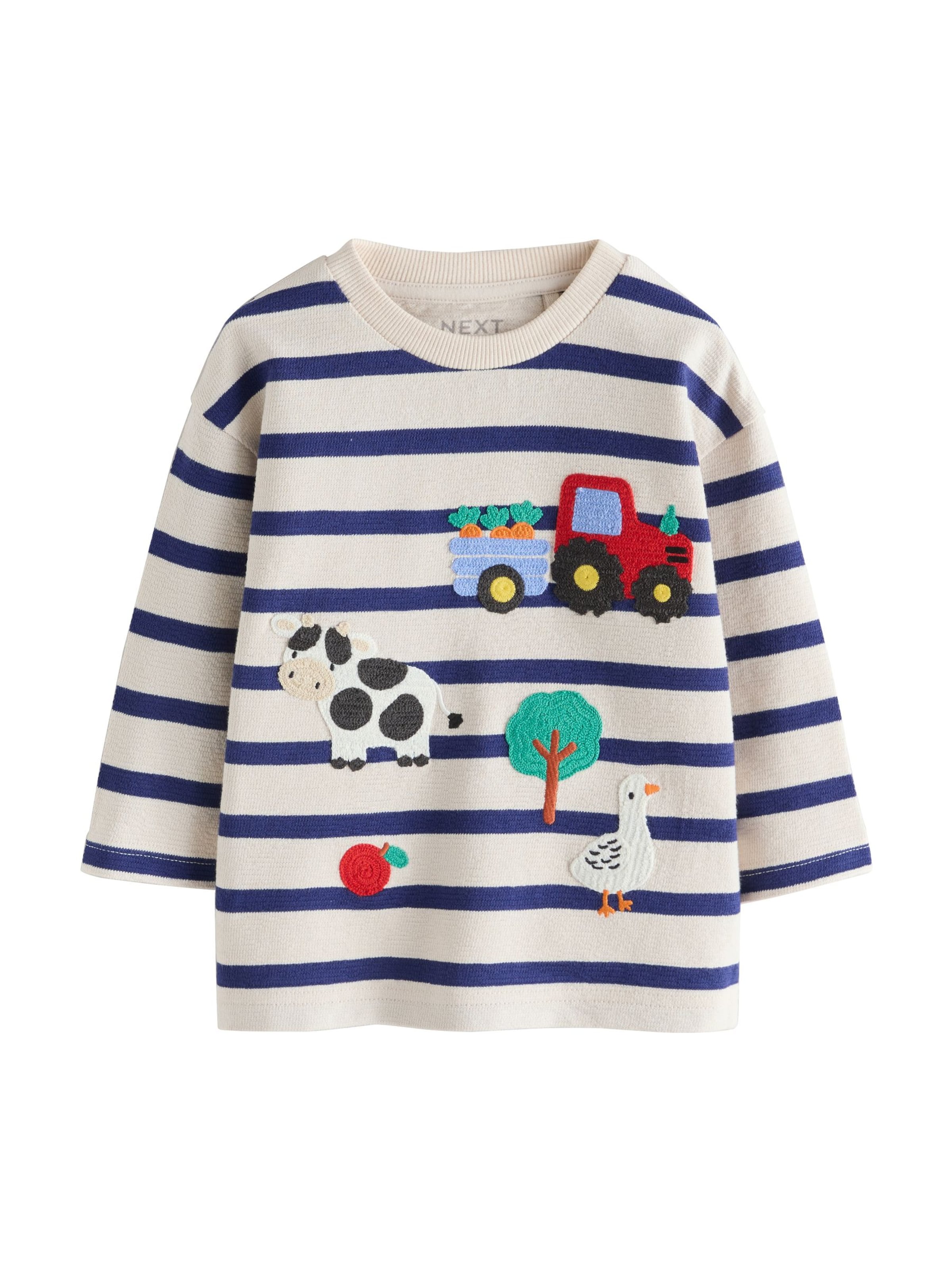 Next - Camiseta en blanco: frente