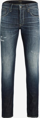 JACK & JONES Slimfit Jeans 'Glenn' in Blauw: voorkant