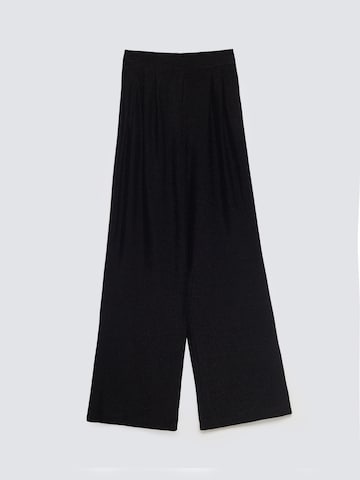 BIG STAR Wide leg Trousers 'Cora' in Black