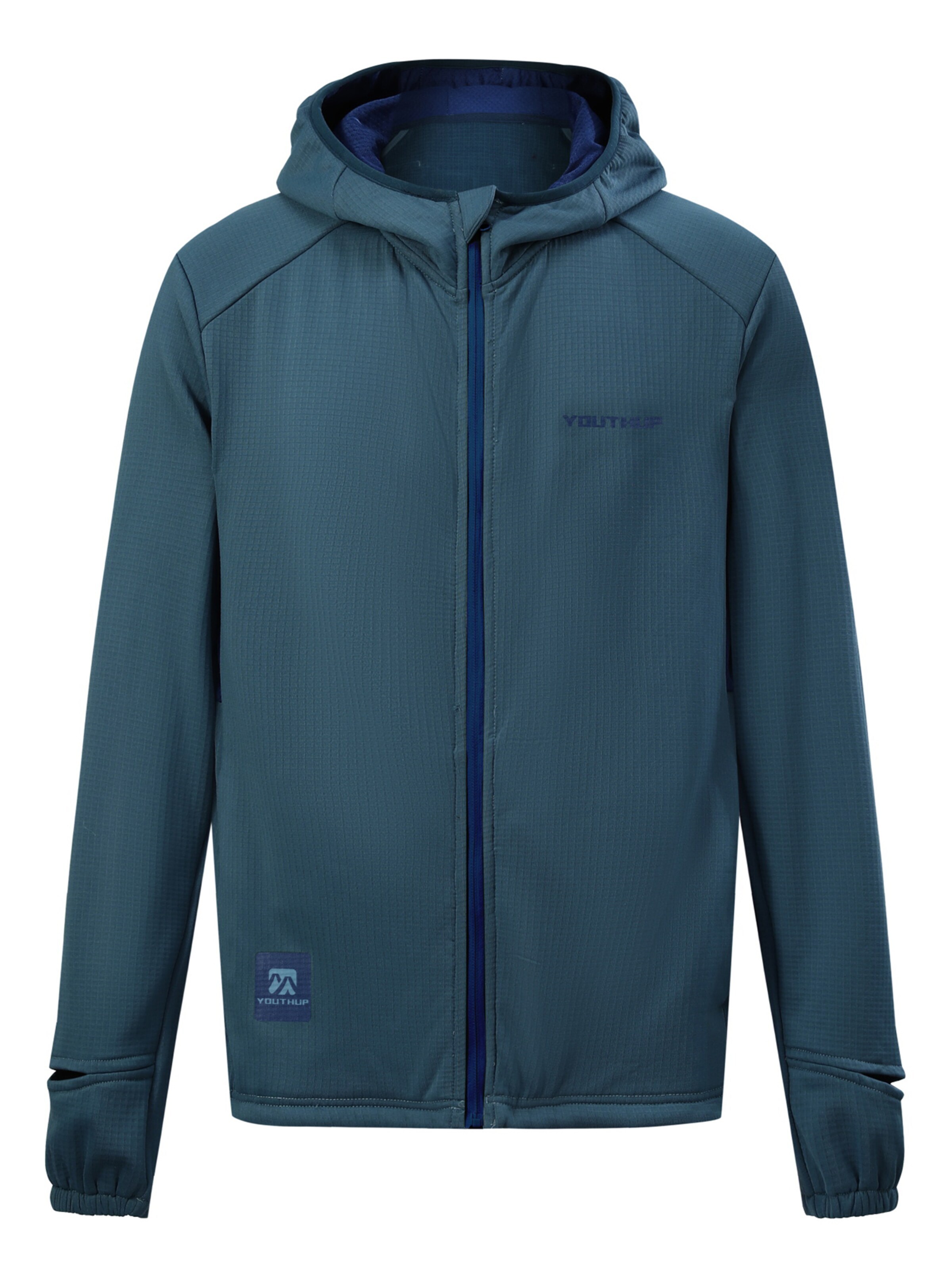 YOUTHUP Athletic Jacket 'ARMFENSTER' in S in Dusty blue, Item view