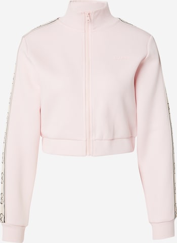 GUESS Zip-Up Hoodie 'New Britney' in Pink: front