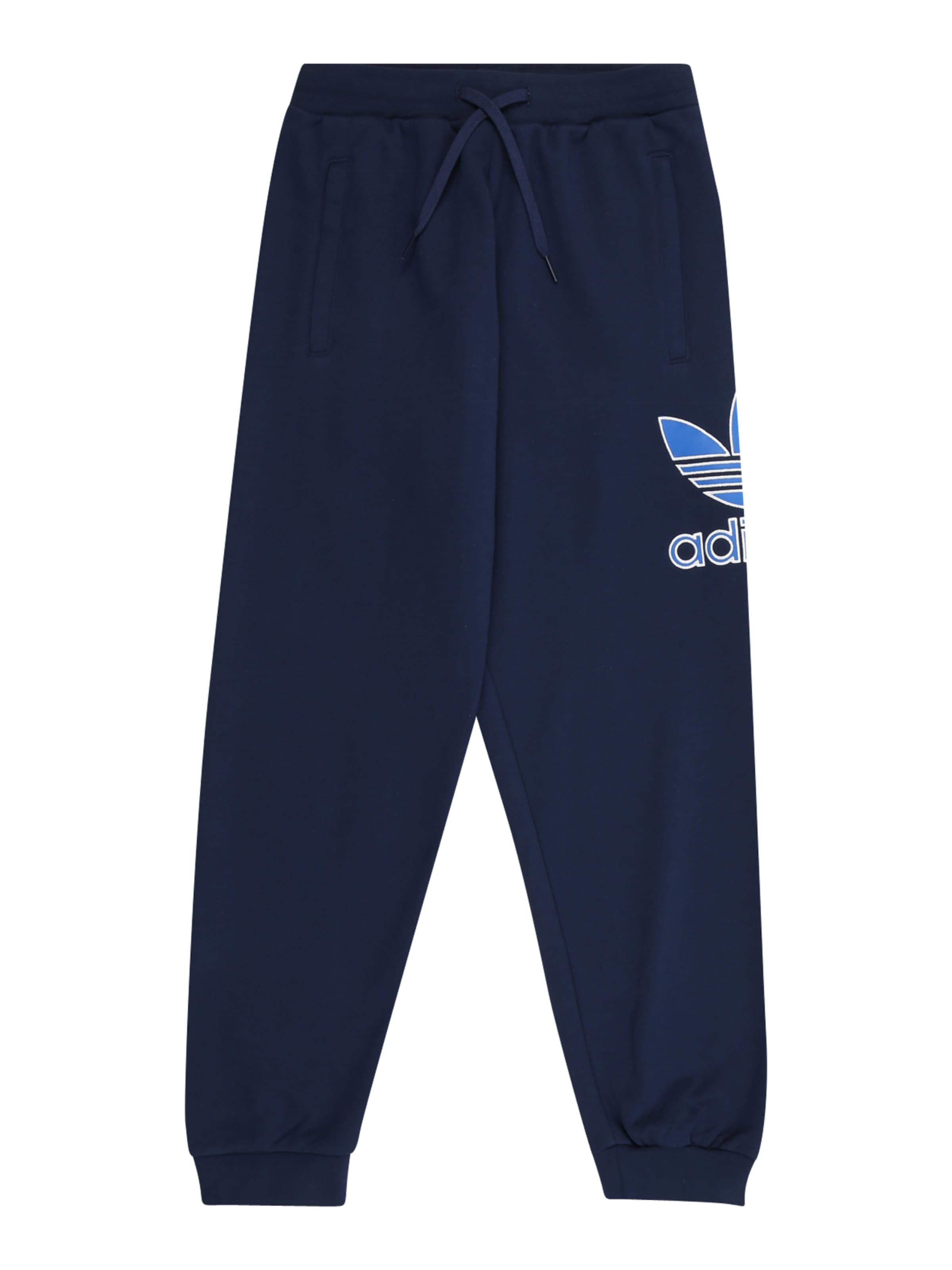 ADIDAS ORIGINALS Tapered Housut värissä sininen: etupuoli