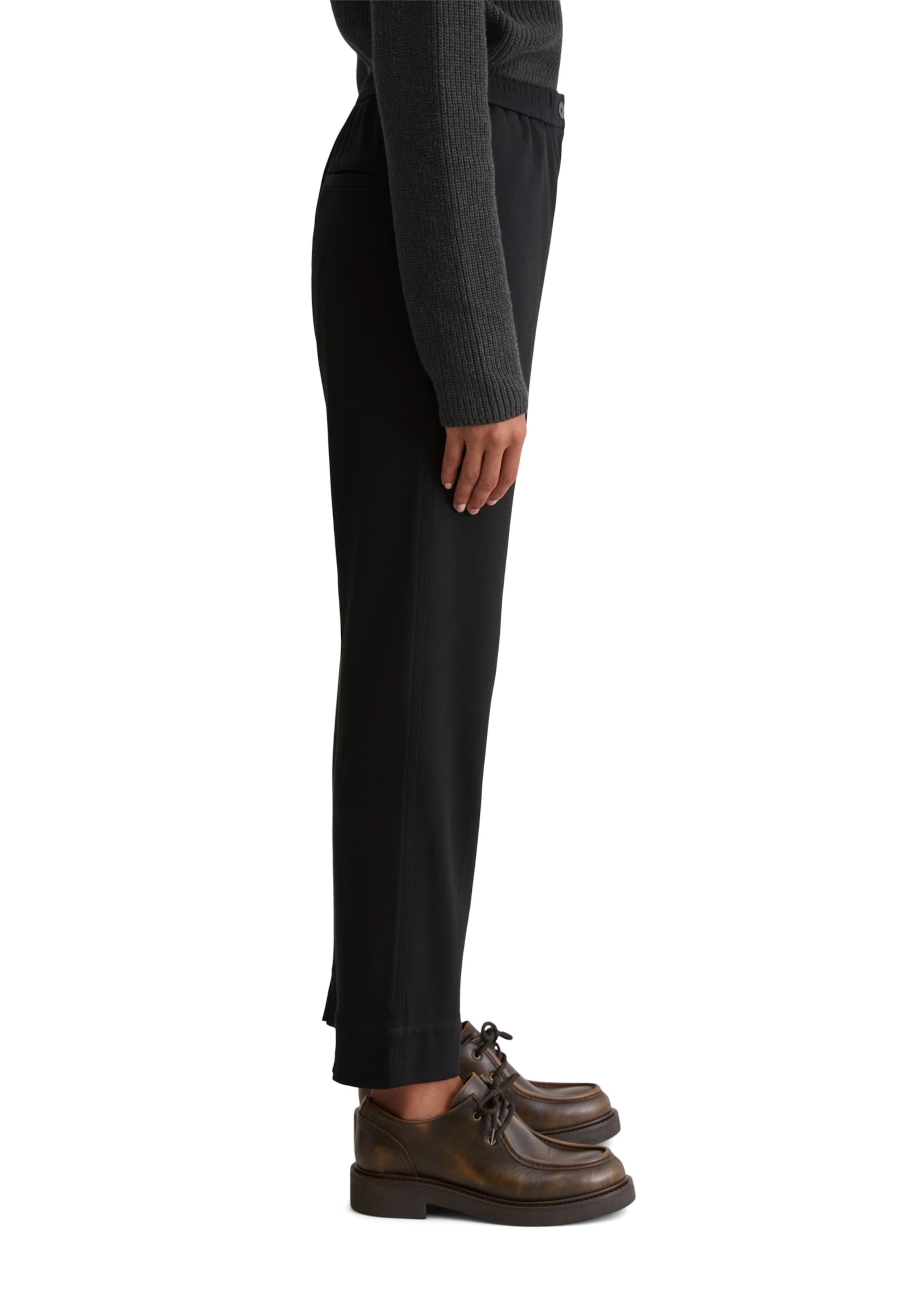 Marc O'Polo Regular Broek in Zwart