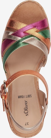 s.Oliver Sandals in Mixed colors