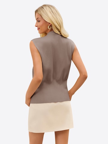 Imily Bela Πλεκτό γιλέκο σε γκρι