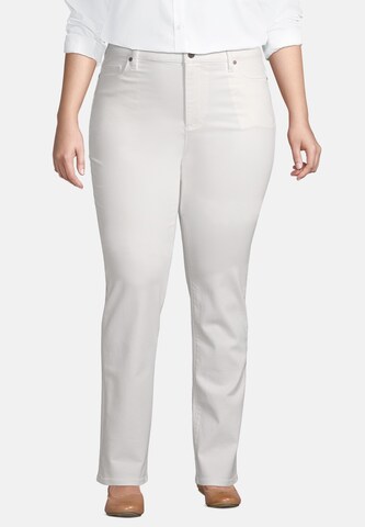 Lands‘ End Jeans in White: front