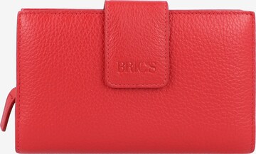 Bric's Wallet in Red: front