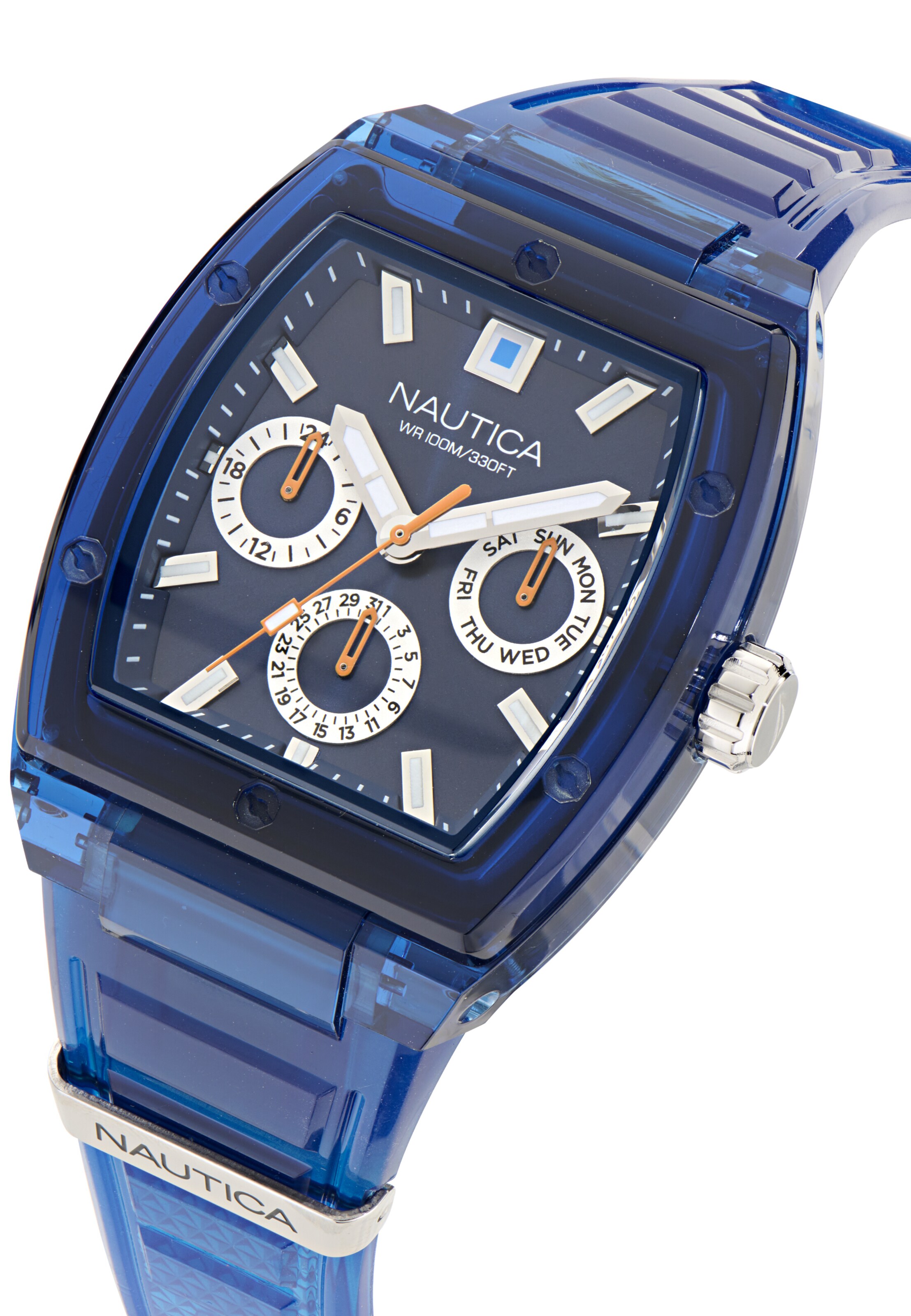 NAUTICA Analoguhr 'NCT STARBOARD' in Blau