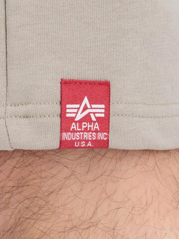 ALPHA INDUSTRIES Regular Cargohose 'SL' in Beige