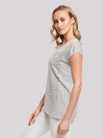 T-shirt 'Ahoi' F4NT4STIC en gris