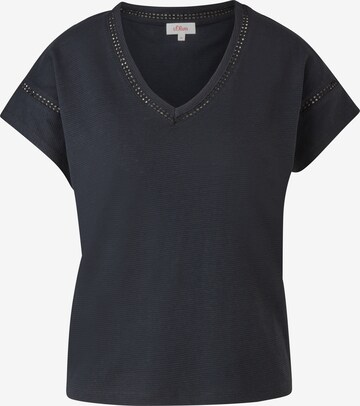 s.Oliver Shirt in Black: front