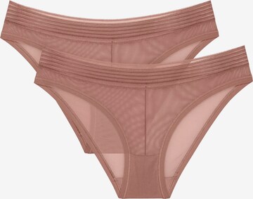 TRIUMPH - Cueca 'Tai' em castanho: frente