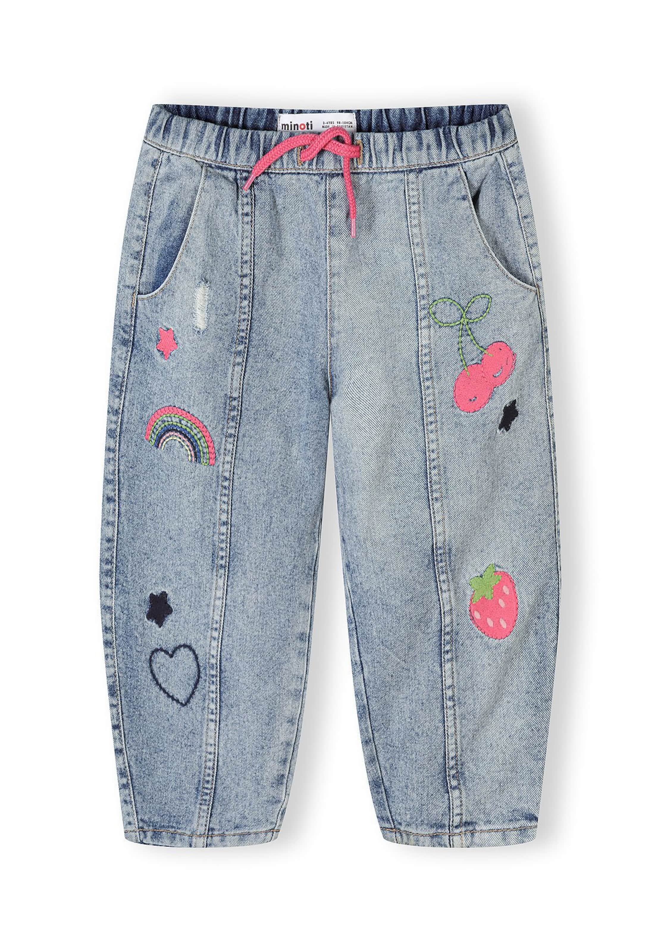 MINOTI Tapered Jeans in Blue: front
