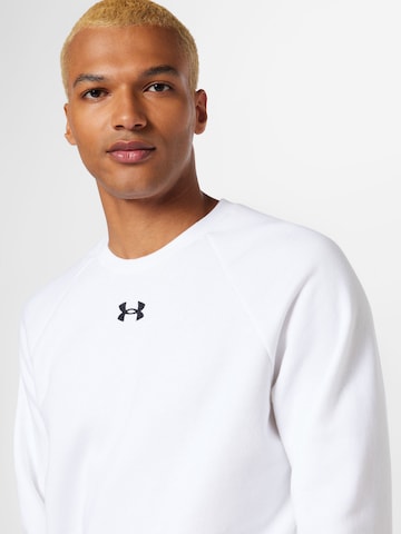 UNDER ARMOUR Sportsweatshirt 'Rival' in Weiß