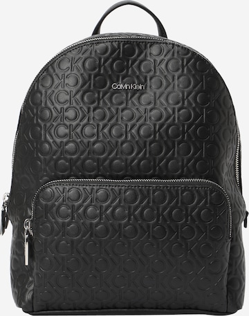 Calvin Klein - Mochila em preto: frente