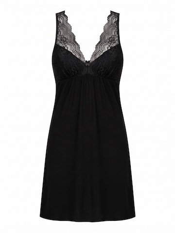 Donna Negligee 'Ines' in Black: front