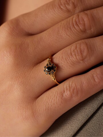 Lucardi Ring in Gold: front