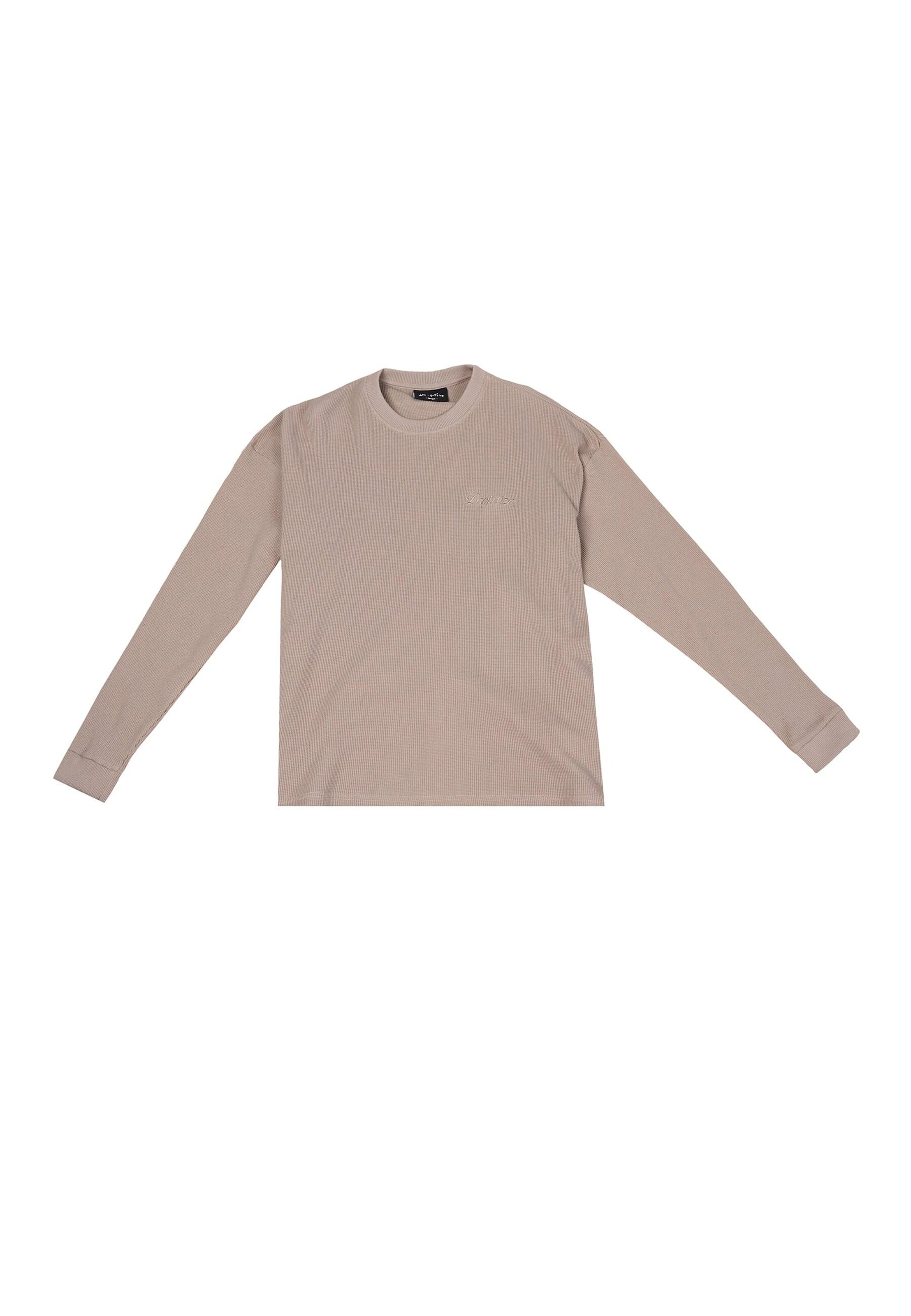 T-Shirt Dropsize en marron : devant