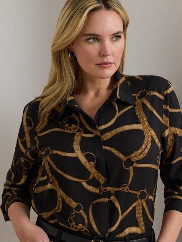 Lauren Ralph Lauren Plus Bluse 'KRISTY' (GRS) in Schwarz