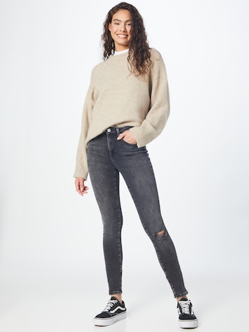 ONLY Skinny Jeans 'REA' in Zwart