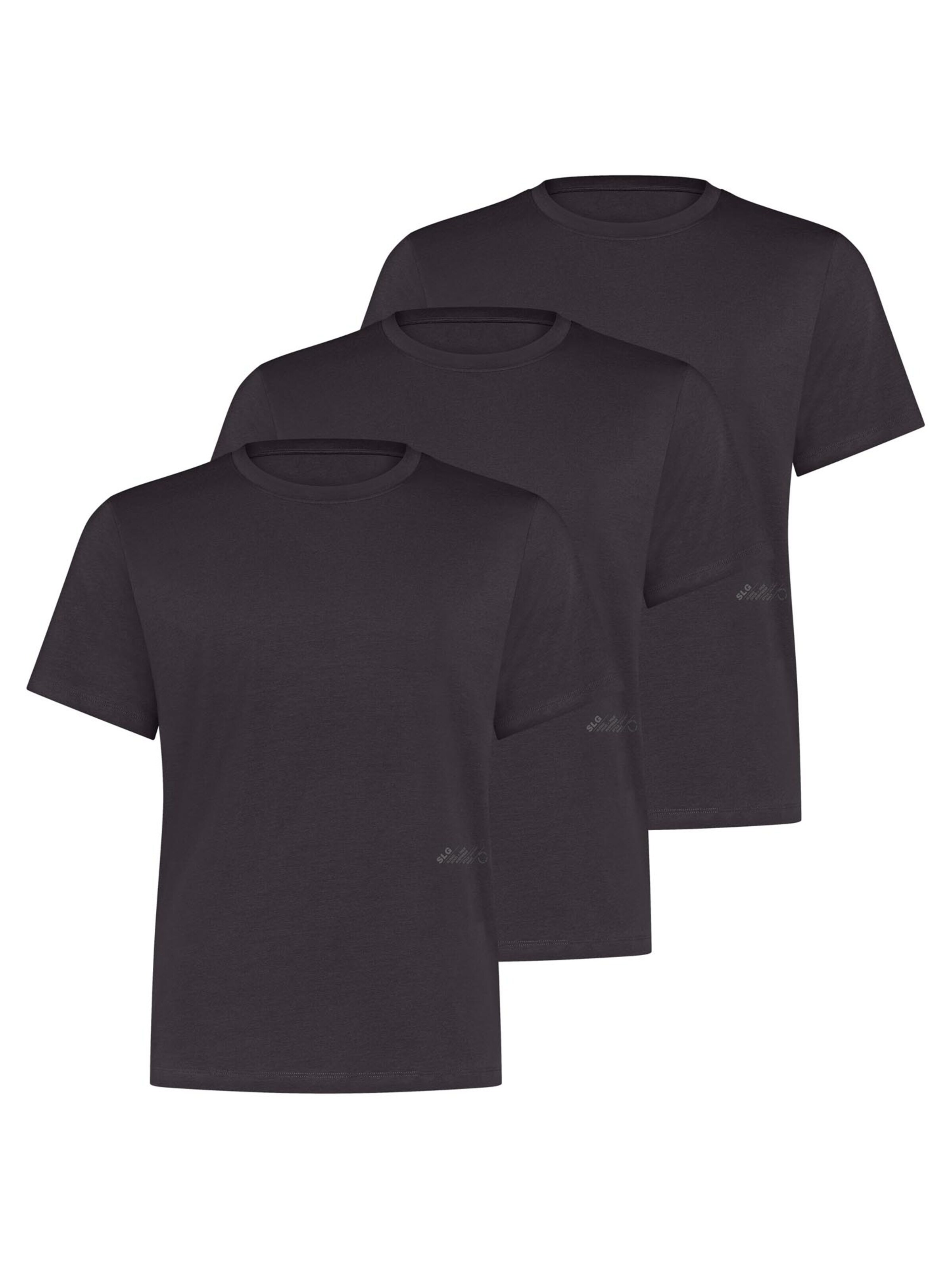 SLOGGI Undershirt 'SLG Base' in Black: front