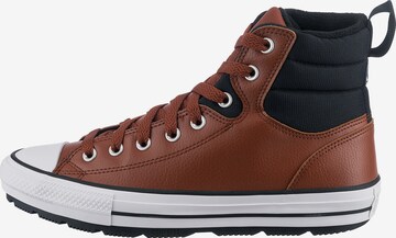 Sneaker alta di CONVERSE in marrone