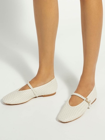 Ballerines à lanières Dune LONDON en beige