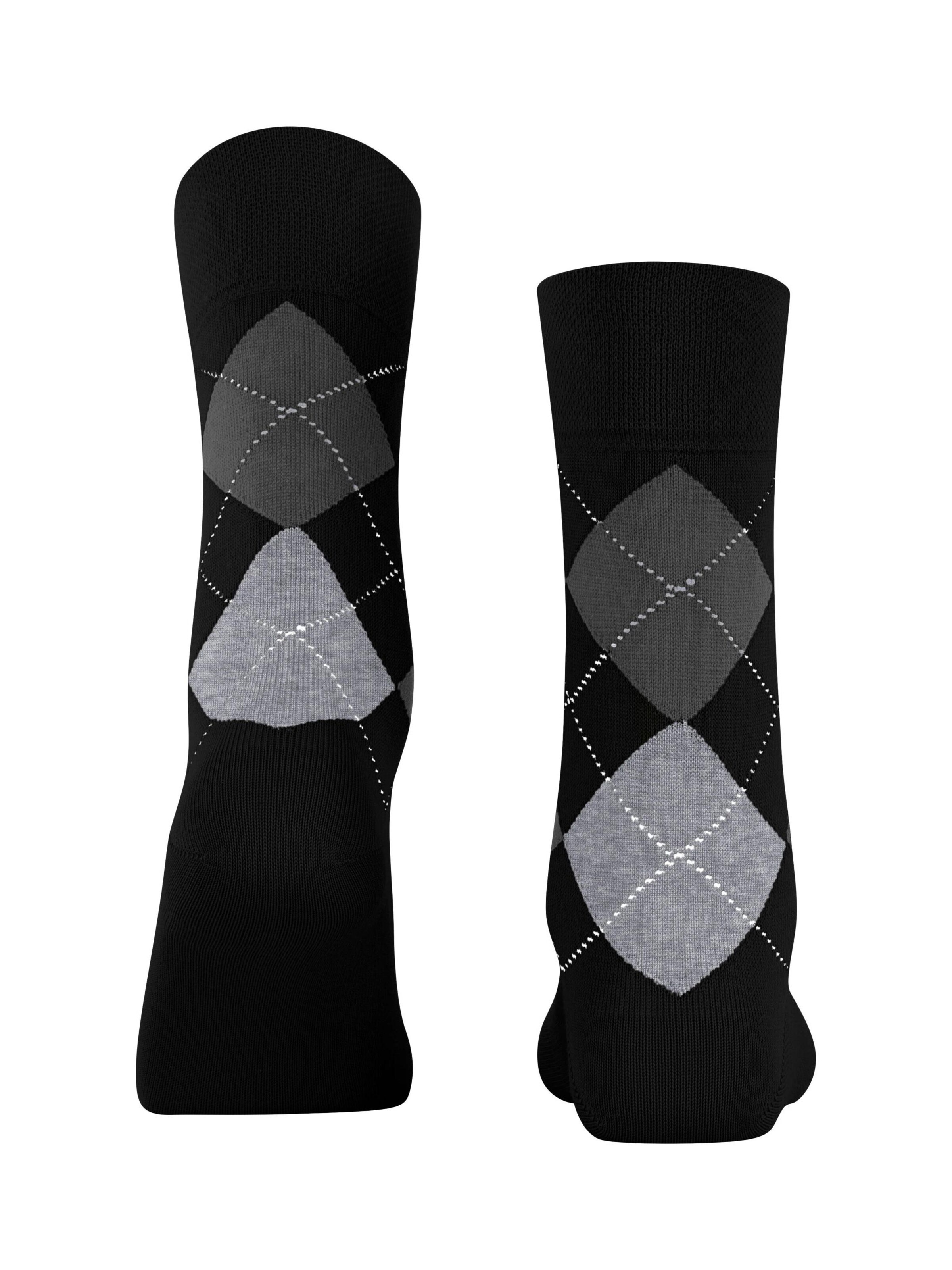 FALKE Socks 'Sensitive Argyle' in Black