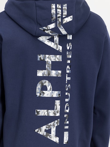 ALPHA INDUSTRIES Majica | modra barva