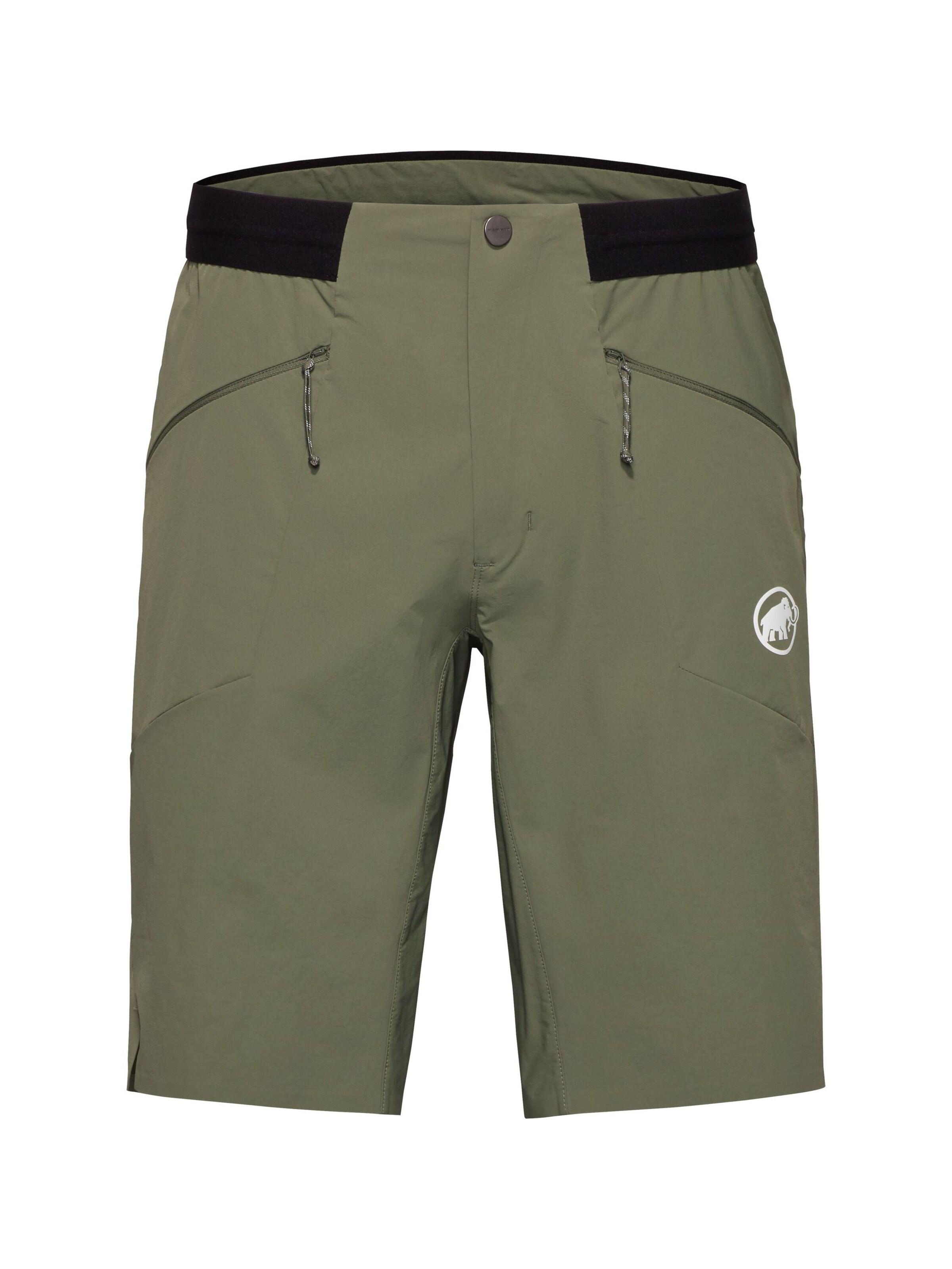 MAMMUT Loose fit Outdoor Pants 'AENERGY' in Green: front